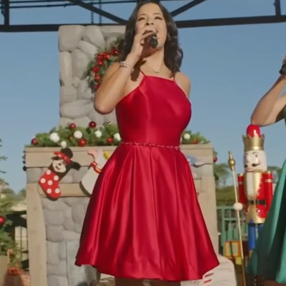 Briar Rose Red Satin Dress